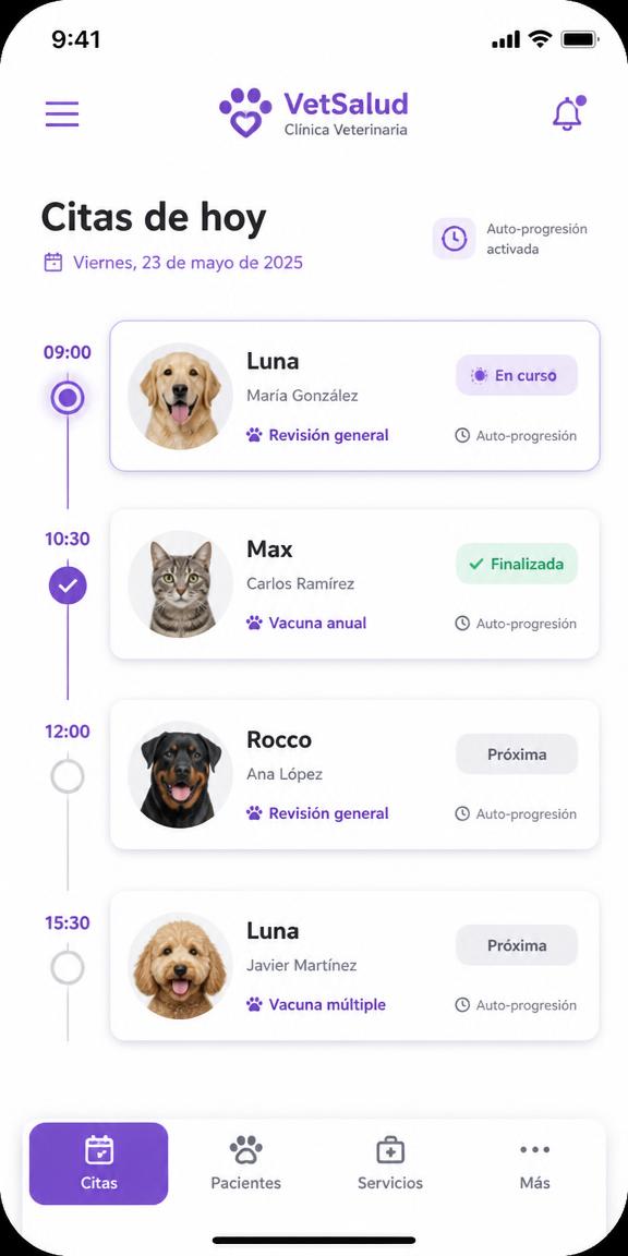Estados automáticos de citas